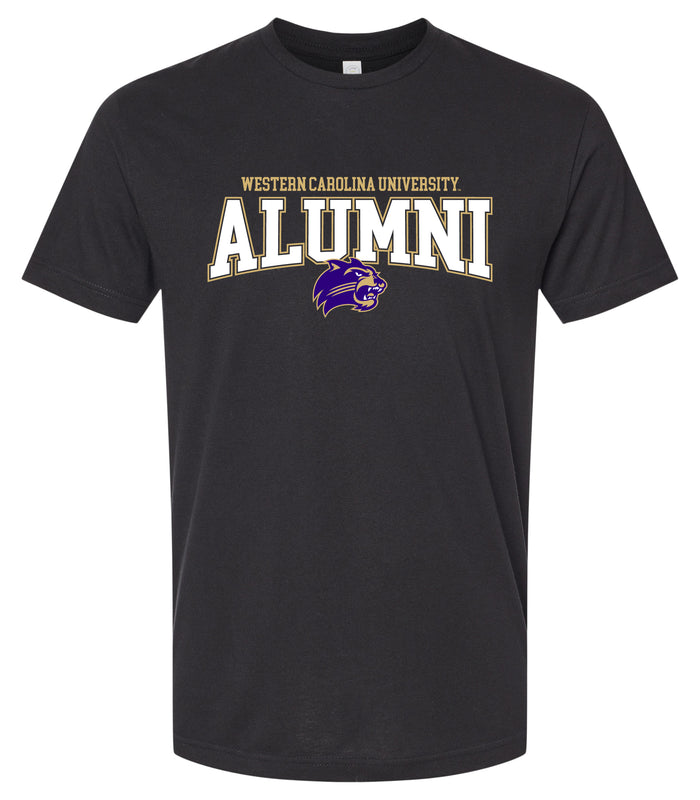 Western Carolina University Officially Licensed Unisex Cotton T-Shirt – Large Front Alumni Design