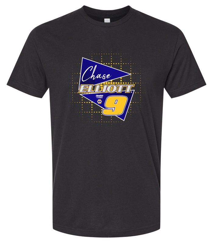 Chase Elliott NAPA #9 Officially Licensed NASCAR Cotton T-Shirt – Large Front Retro Design