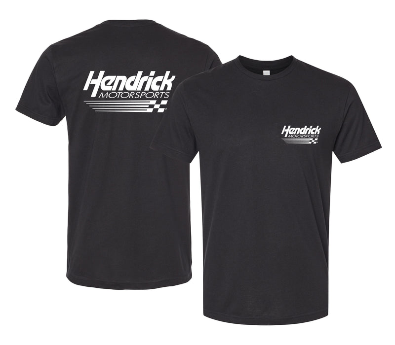 Hendrick Motorsports # Nascar Offic. LIC. Unisex T-Shirt – Left Chest and Large Back Picture Design