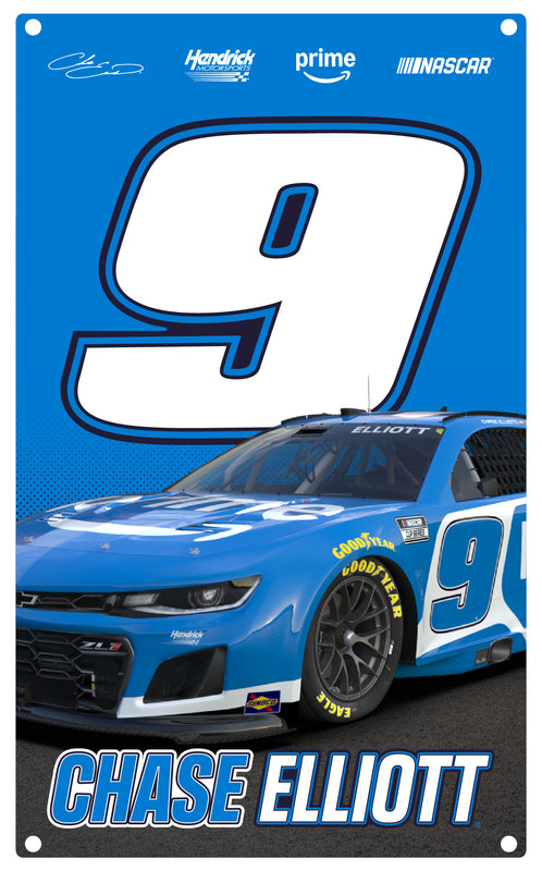 Nascar #9 Chase Elliot Driver Metal Sign Officially Licensed