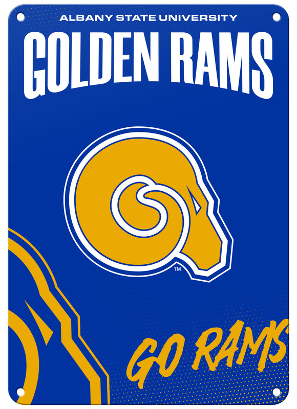 Albany State University 7"x10" College Wall Decor Metal Sign – Officially Licensed Product