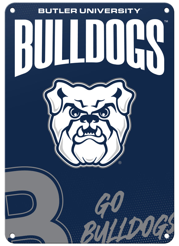 Butler Bulldogs 7"x10" College Wall Decor Metal Sign – Officially Licensed Product