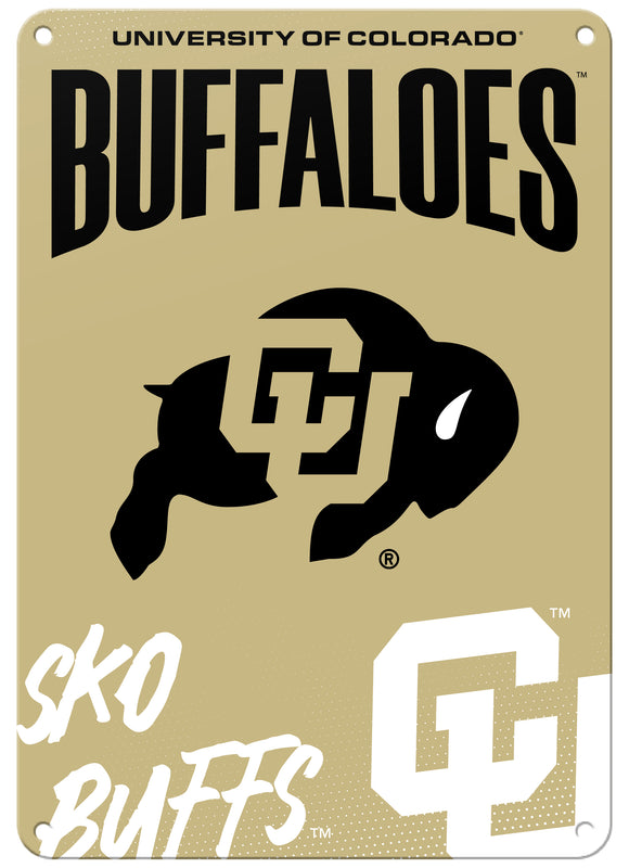 Colorado Buffaloes Officially Licensed College Wall Décor Metal Sign – Select Your Size 7 x 10-Inches