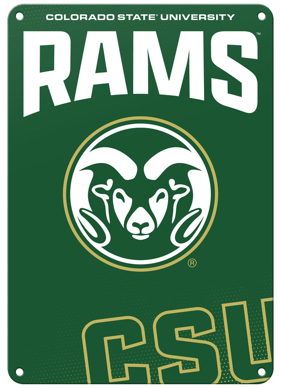 Colorado State Rams Officially Licensed College Wall Décor Metal Sign – Select Your Size 7 x 10-Inches