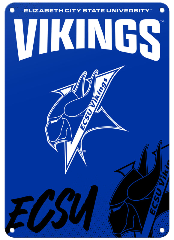 Elizabeth City State University 7"x10" College Wall Decor Metal Sign – Officially Licensed Product
