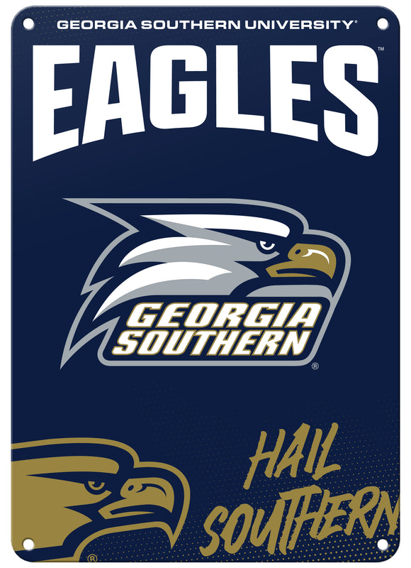 Georgia Southern Eagles Officially Licensed College Wall Décor Metal Sign – Select Your Size 7 x 10-Inches