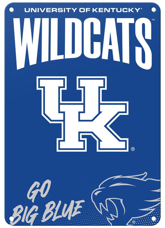 Kentucky Wildcats Officially Licensed College Wall Décor Metal Sign – Select Your Size 7 x 10-Inches