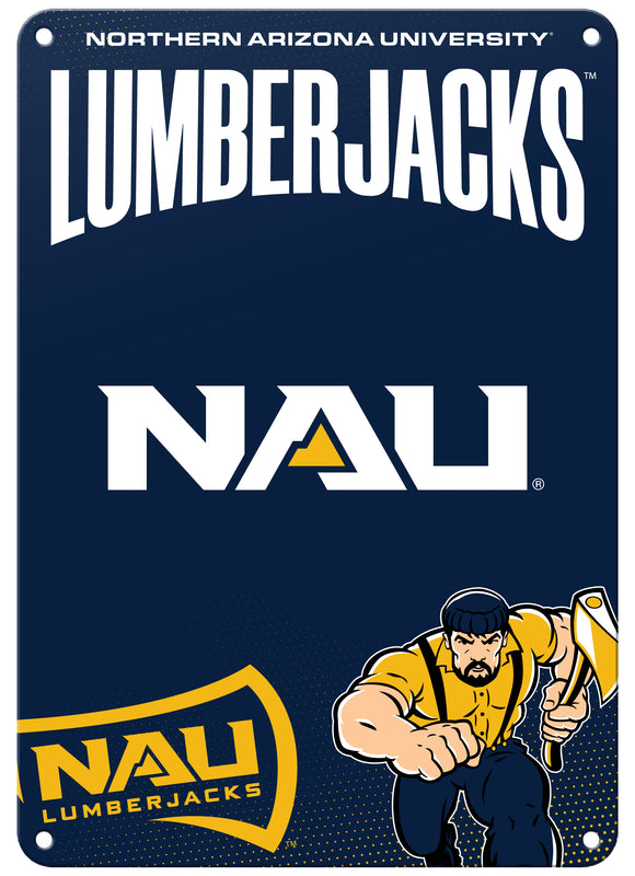 Northern Arizona University 7"x10" College Wall Decor Metal Sign – Officially Licensed Product