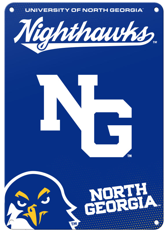 North Georgia Nighthawks Officially Licensed College Wall Décor Metal Sign – Select Your Size 7 x 10-Inches