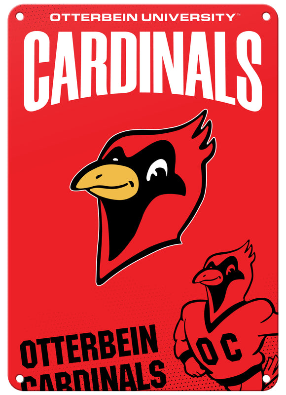 Otterbein University Officially Licensed College Wall Décor Metal Sign – Select Your Size 7 x 10-Inches