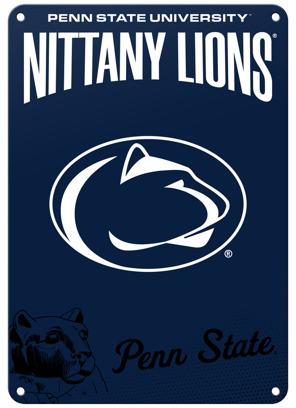 Penn State Nittany Lions 7"x10" College Wall Decor Metal Sign – Officially Licensed Product