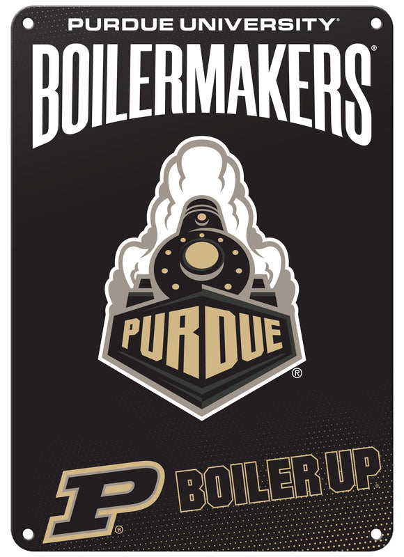Purdue Boilermakers Officially Licensed College Wall Décor Metal Sign – Select Your Size 7 x 10-Inches