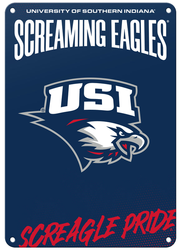University of Southern Indiana 7"x10" College Wall Decor Metal Sign – Officially Licensed Product