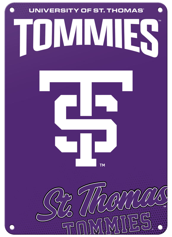 University of St. Thomas Officially Licensed College Wall Décor Metal Sign – Select Your Size 7 x 10-Inches