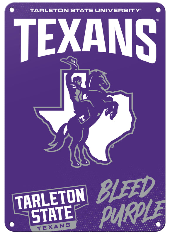 Tarleton State University Officially Licensed College Wall Décor Metal Sign – Select Your Size 7 x 10-Inches