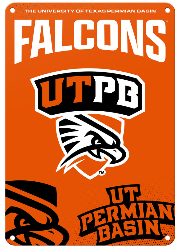 University of Texas of the Permian Basin Officially Licensed College Wall Décor Metal Sign – Select Your Size 7 x 10-Inches