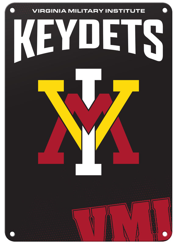 VMI Keydets 7"x10" College Wall Decor Metal Sign – Officially Licensed Product