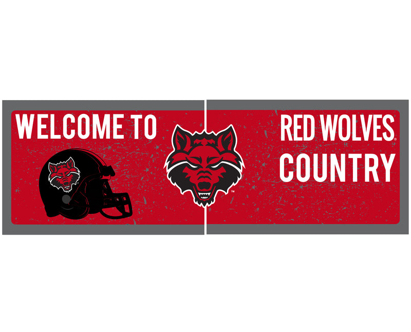 Arkansas State Wood sign with frame Officially Licensed Collegiate Product