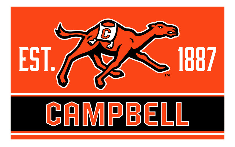 Campbell University Fighting Camels Wood Sign with Frame