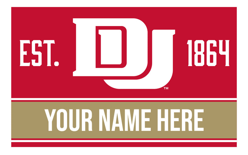 University of Denver Pioneers Customizable Wood sign with frame Officially Licensed Collegiate Product