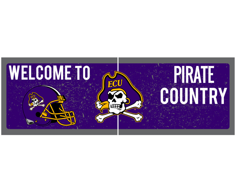 East Carolina Pirates Wood sign with frame Officially Licensed Collegiate Product