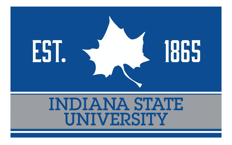 Indiana State University Wood sign with frame Officially Licensed Collegiate Product