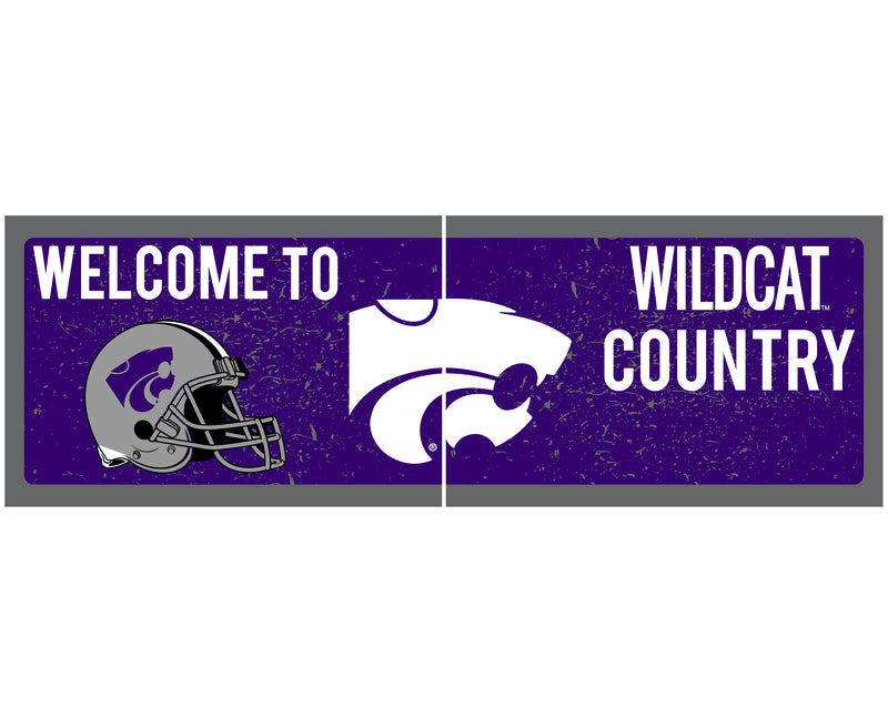 Kansas State Wildcats Wood sign with frame Officially Licensed Collegiate Product