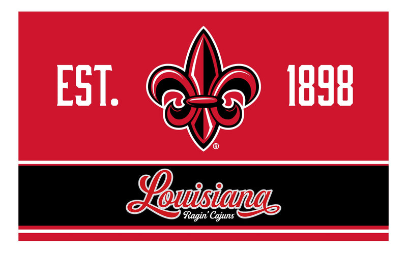 Louisiana at Lafayette Wood sign with frame Officially Licensed Collegiate Product