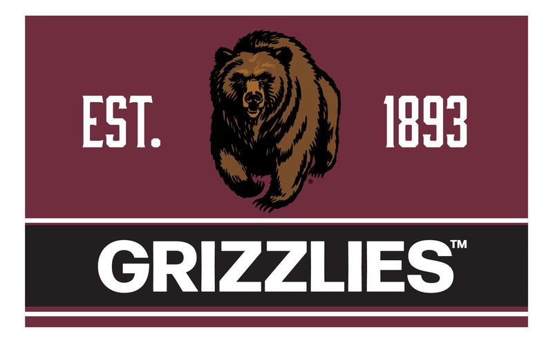 Montana University Wood sign with frame Officially Licensed Collegiate Product