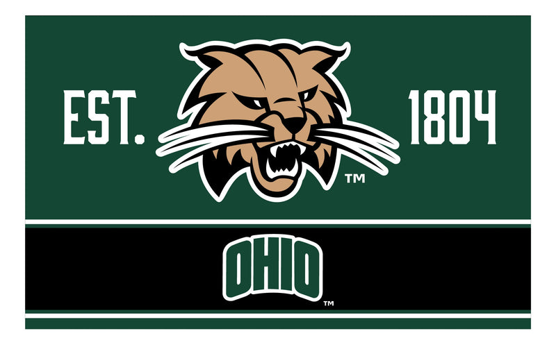 Ohio University Wood sign with frame Officially Licensed Collegiate Product
