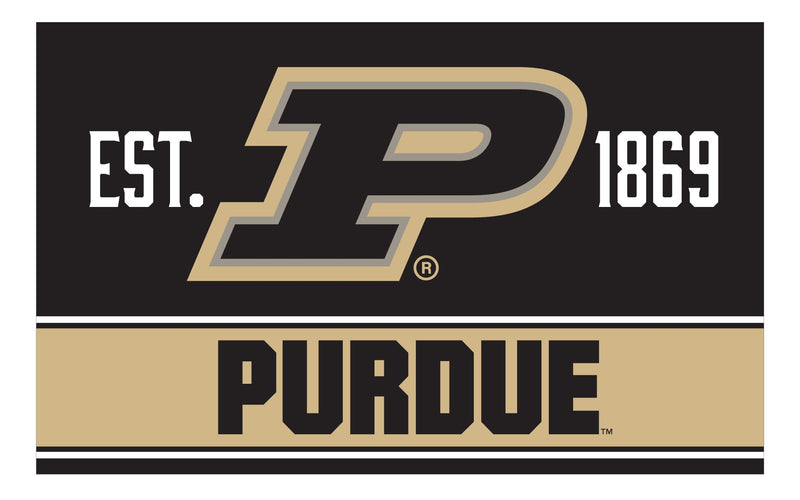 Purdue Boilermakers Wood sign with frame Officially Licensed Collegiate Product