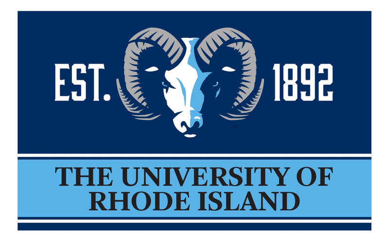 Rhode Island University Wood sign with frame Officially Licensed Collegiate Product