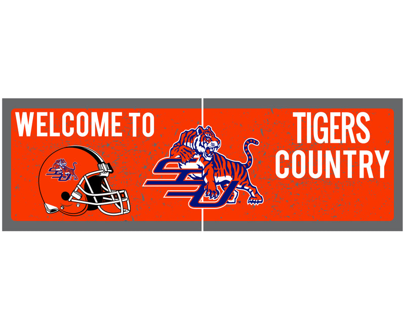 Savannah State University Wood sign with frame Officially Licensed Collegiate Product