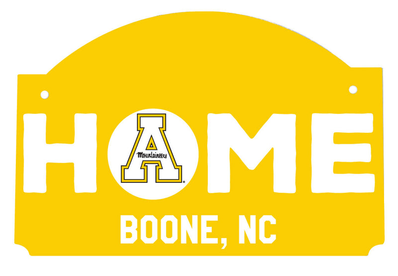 Appalachian State Wood sign flat with string Officially Licensed Collegiate Product