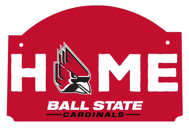 Ball State University Wood sign flat with string Officially Licensed Collegiate Product