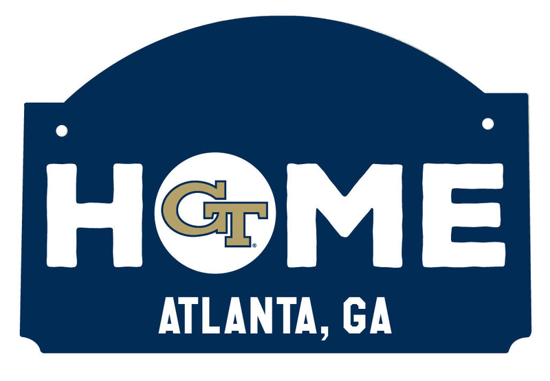 Georgia Tech Yellow Jackets Wood sign flat with string Officially Licensed Collegiate Product