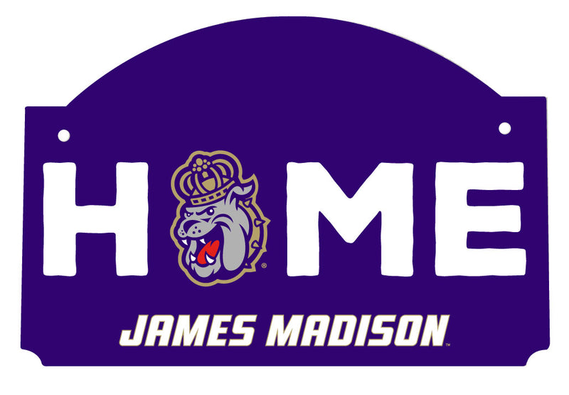 James Madison Dukes Wood sign flat with string Officially Licensed Collegiate Product