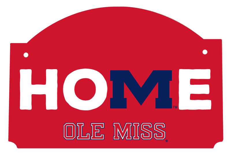 Mississippi Rebels "Ole Miss" Wood sign flat with string Officially Licensed Collegiate Product
