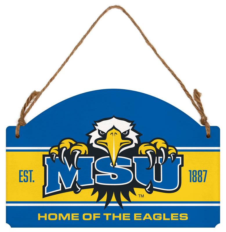 Morehead State University Flat Wood Sign with Hanging String - Officially Licensed Collegiate Product