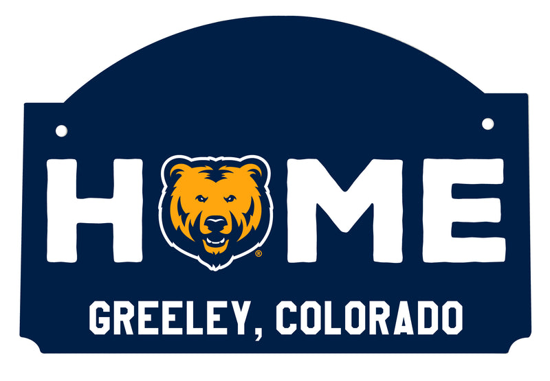 Northern Colorado Bears Wood sign flat with string Officially Licensed Collegiate Product