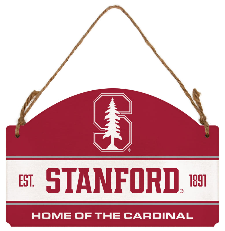Stanford University Flat Wood Sign with Hanging String - Officially Licensed Collegiate Product