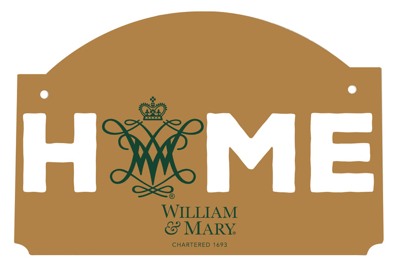 William and Mary Wood sign flat with string Officially Licensed Collegiate Product