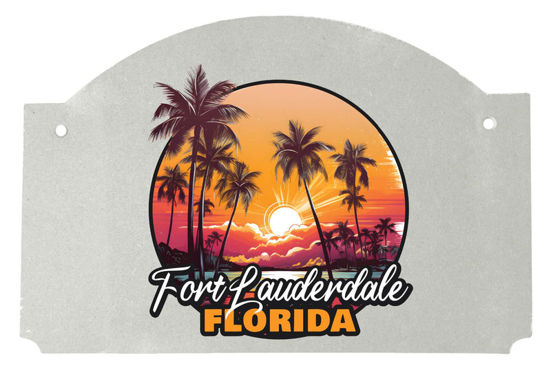 Fort Lauderdale Florida Design A Souvenir Wood sign flat with string