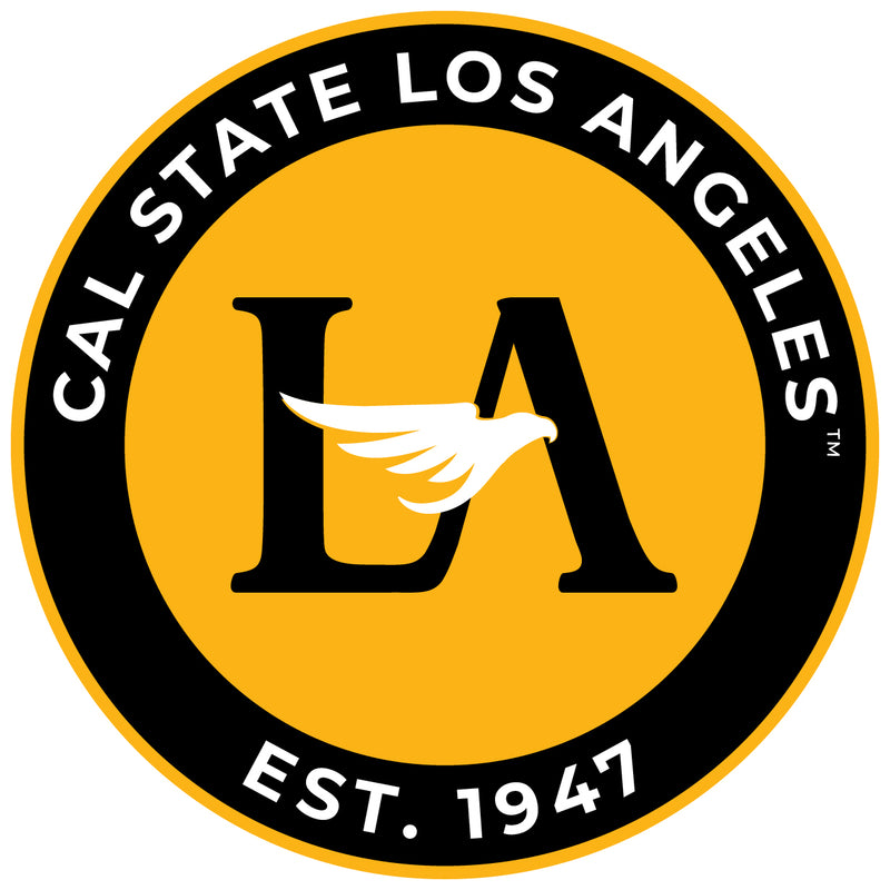 California State University Los Angeles Round Vinyl Decal Sticker Officially Licensed Collegiate Product 12-Inch