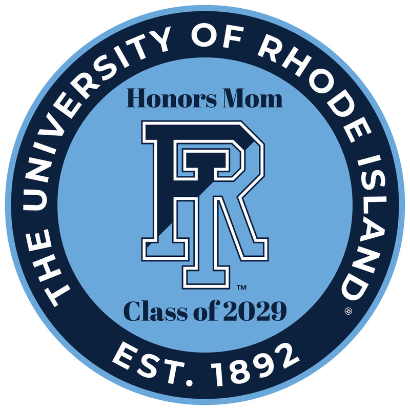 Rhode Island University Honors 6 inch Round Magnet Officially Licensed Collegiate Product