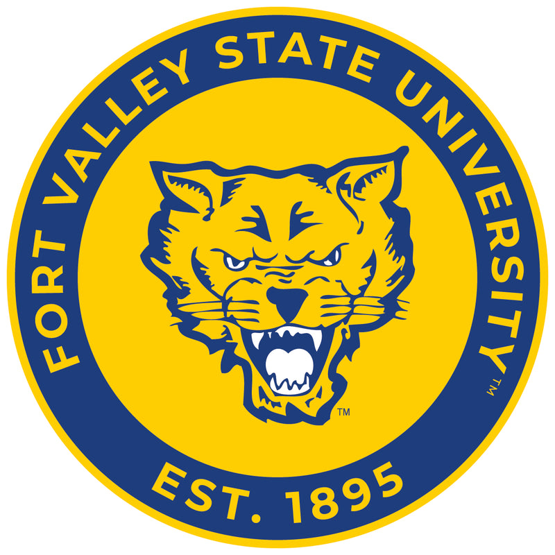 Fort Valley State University Round Vinyl Decal Sticker Officially Licensed Collegiate Product 8-Inch