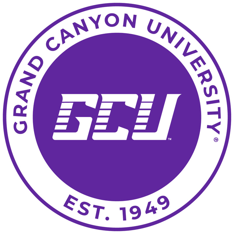 Grand Canyon University Lopes Round Vinyl Decal Sticker Officially Licensed Collegiate Product 8-Inch