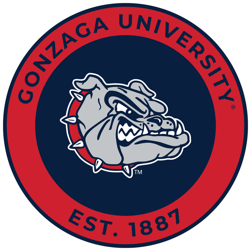 Gonzaga Bulldogs Round Magnet Officially Licensed Collegiate Product 4-Inch