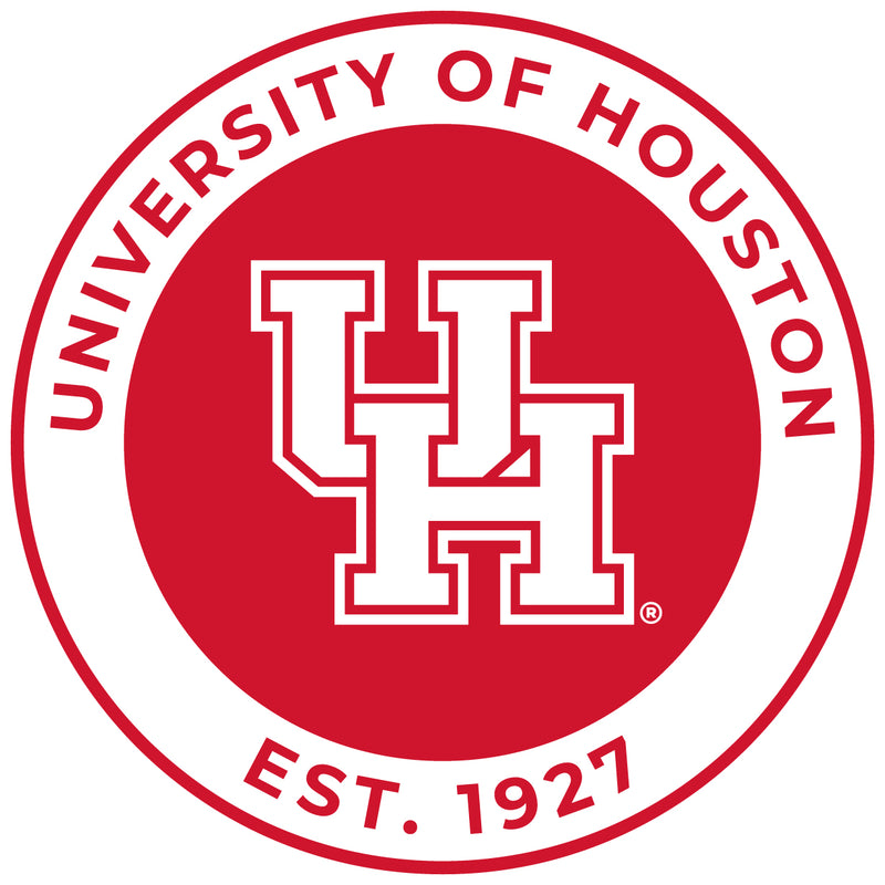 University of Houston Round Vinyl Decal Sticker Officially Licensed Collegiate Product 2-Inch