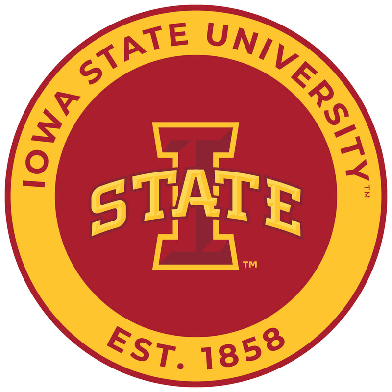 Iowa State Cyclones Round Magnet Officially Licensed Collegiate Product 2-Inch